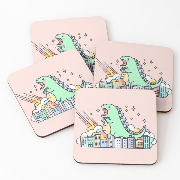 Item preview, Godzilla arrasando designed and sold by Dokidokiberry.