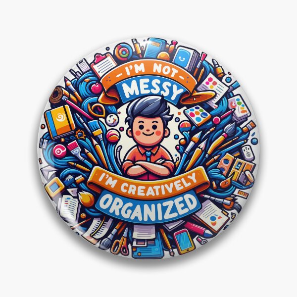 Item preview, Creatively Organized Chaos - Artistic Expression Illustration designed and sold by RyanBelandres.