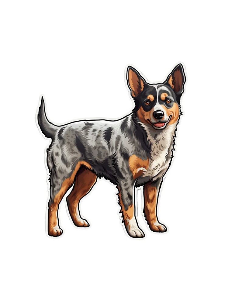 Thumbnail 4 of 4, iPhone Case, Australian Stumpy Tail Cattle Dog designed and sold by ReeHub.