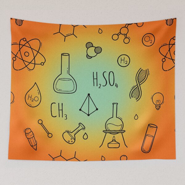 Item preview, Science Plaid Seamless Pattern: A Fusion of Science and Fashion designed and sold by OrangeMG.