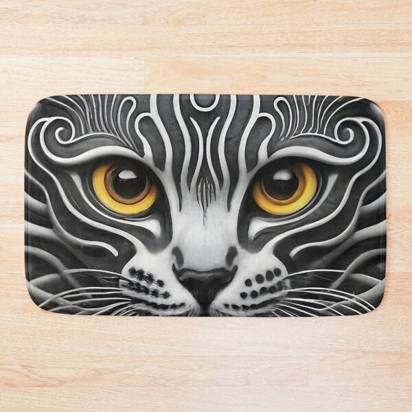 Item preview, Create a optical illusion of black and white wavie lines designed and sold by AbominationShop.