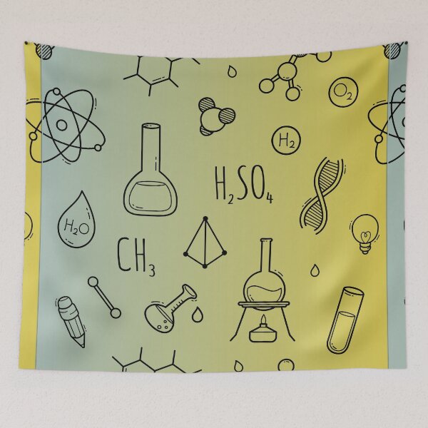 Item preview, Science Plaid Seamless Pattern: A Fusion of Science and Fashion designed and sold by OrangeMG.