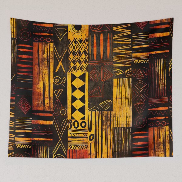 Aperçu de l'œuvre Inspirations africaines : motifs et art des couleurs créée et vendue par Piotrek0001.