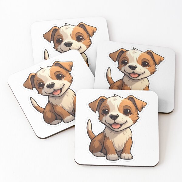 Item preview, Wholesome Terrier Bliss - Cartoon Dog Delight designed and sold by PureGlee.