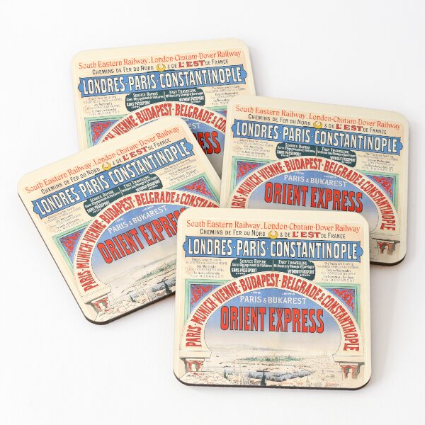 Item preview, HD. Orient Express Travel Poster. 1888. (Original colors) designed and sold by MINDTHECHERRY.