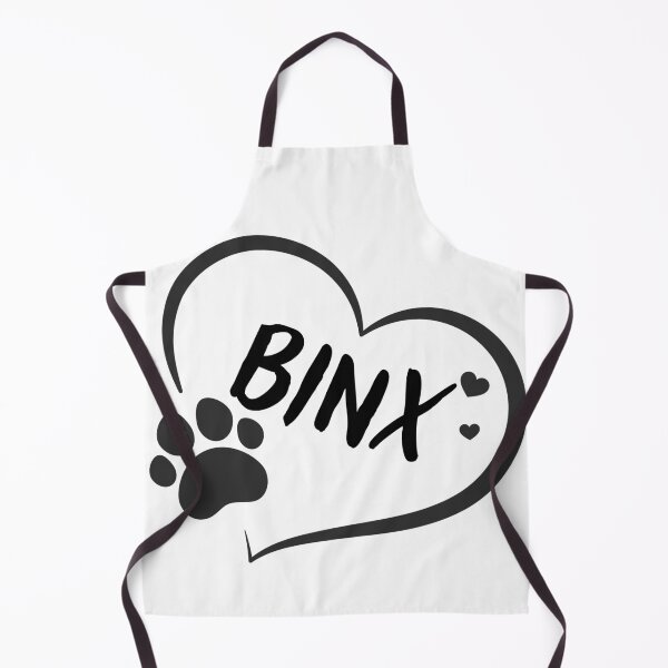 Item preview, Binx pet dog or cat name in a heart with a paw, great gift for dog or cat owners designed and sold by OCS1337.