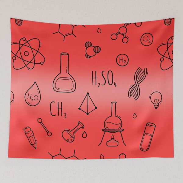 Item preview, Science Plaid Seamless Pattern: A Fusion of Science and Fashion designed and sold by OrangeMG.