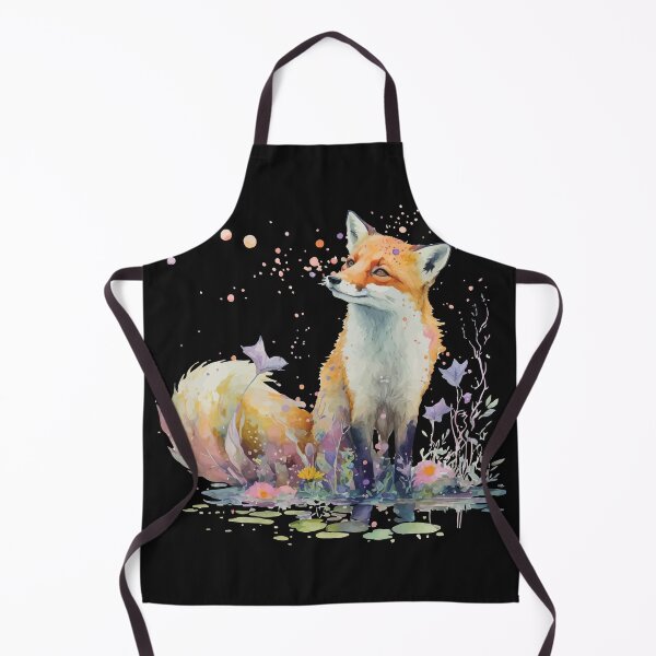 Artikelvorschau, Aquarellfuchs entworfen und verkauft von edenjoy-designs.