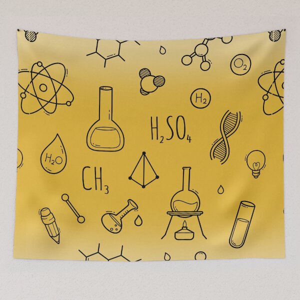Item preview, Science Plaid Seamless Pattern: A Fusion of Science and Fashion designed and sold by OrangeMG.