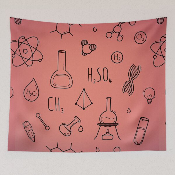Item preview, Science Plaid Seamless Pattern: A Fusion of Science and Fashion designed and sold by OrangeMG.