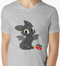 Little Dragon Men's V-Neck T-Shirt