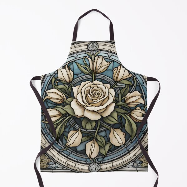 Item preview, Leaded glazing White roses designed and sold by Didier Junk.