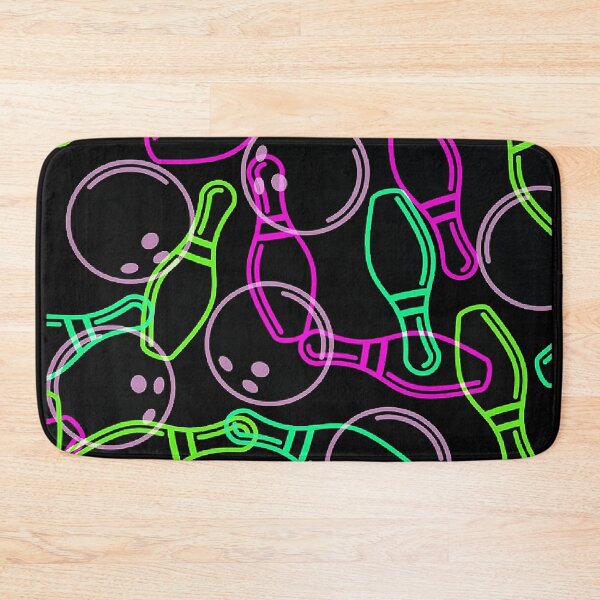 Item preview, Neon tenpin bowling pins  designed and sold by Hippogal.