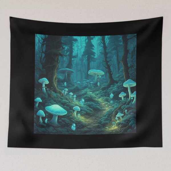 Item preview, Magical Fluorescent Forest designed and sold by MarzenaKa.