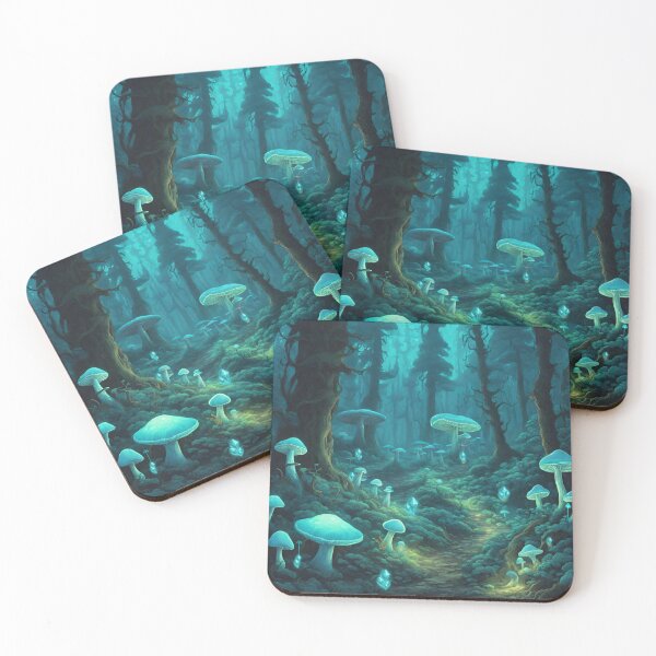 Item preview, Magical Fluorescent Forest designed and sold by MarzenaKa.