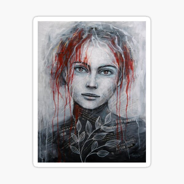 Anicea - painting Sticker
