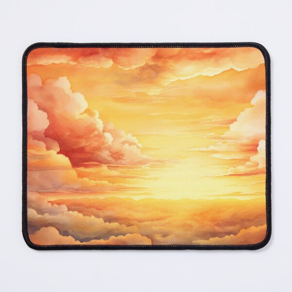 Item preview, Sunset Skies Vibrant Watercolor ideal design for a people who love sunsets designed and sold by FashionFlock.