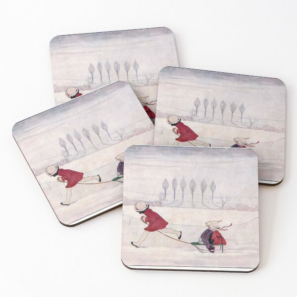Item preview, A Joy Ride - Rie Cramer Christmas Sledding designed and sold by forgottenbeauty.