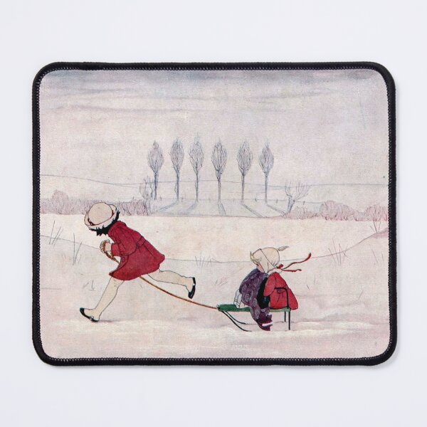 Item preview, A Joy Ride - Rie Cramer Christmas Sledding designed and sold by forgottenbeauty.