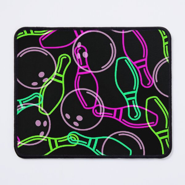 Item preview, Neon tenpin bowling pins  designed and sold by Hippogal.