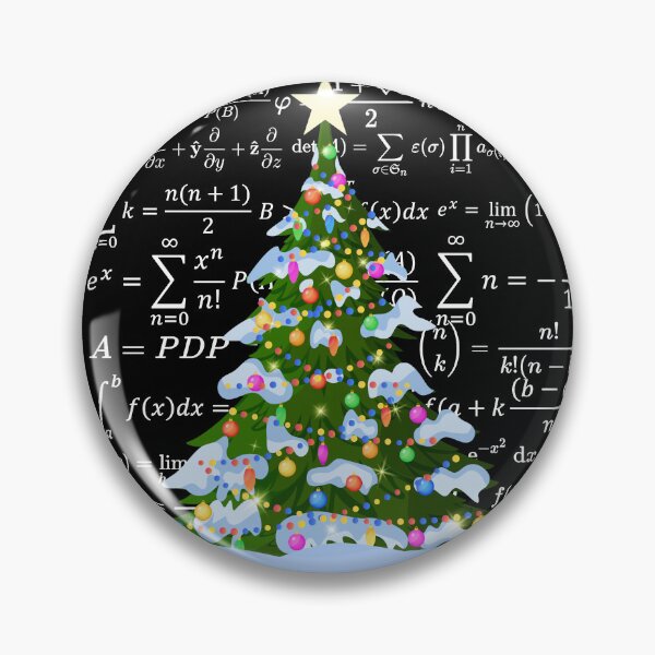 Item preview, Christmas tree with math vibes, for math and science lovers designed and sold by NoetherSym.