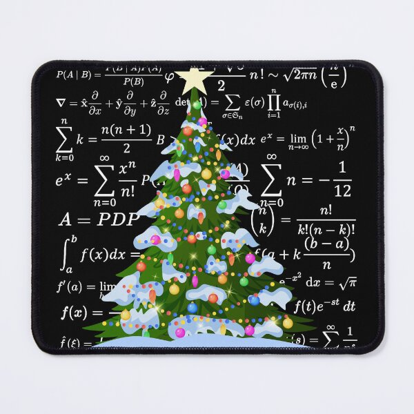 Item preview, Christmas tree with math vibes, for math and science lovers designed and sold by NoetherSym.