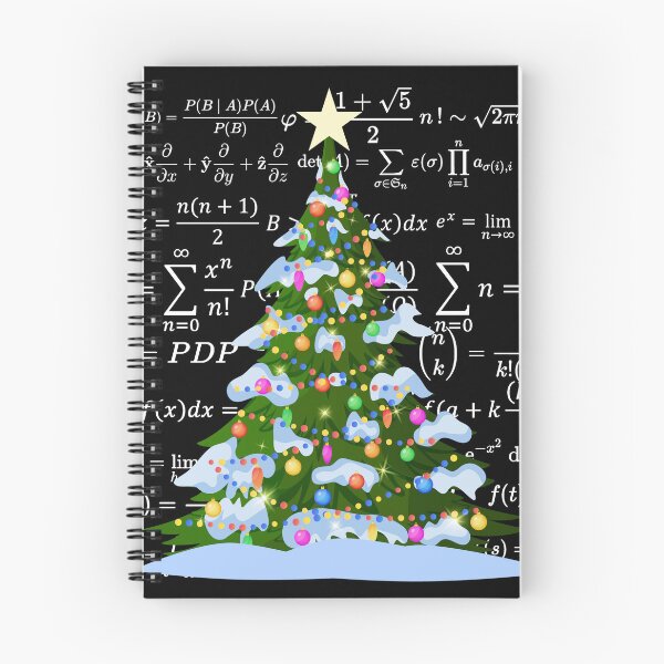 Item preview, Christmas tree with math vibes, for math and science lovers designed and sold by NoetherSym.