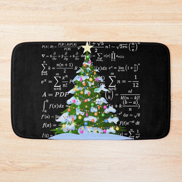 Item preview, Christmas tree with math vibes, for math and science lovers designed and sold by NoetherSym.