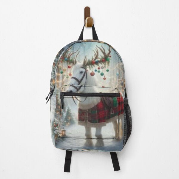 Item preview, The white horse in a Christmas forest. designed and sold by Karine Dupras.