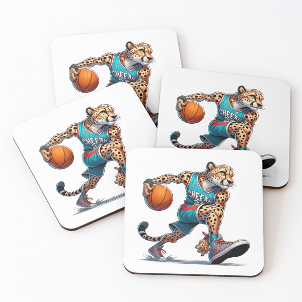 Item preview, Jugador de baloncesto guepardo designed and sold by BlueBerryBooze.
