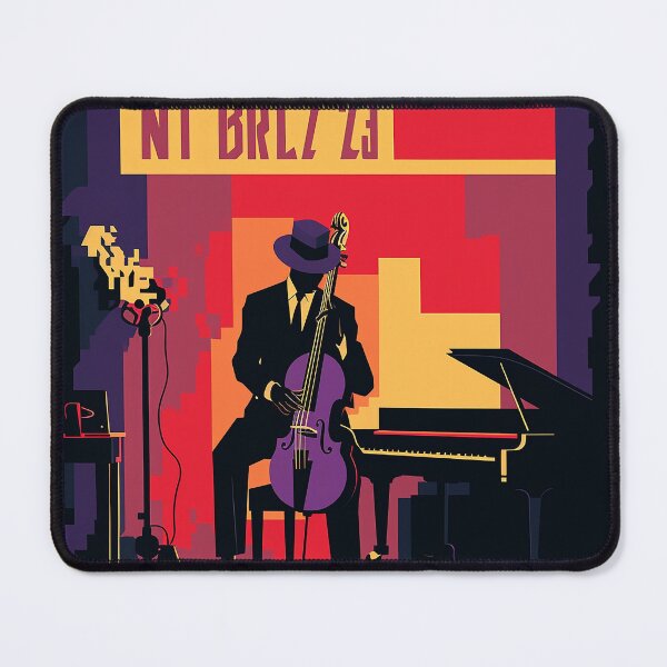 Item preview, A man plays jazz by a cello designed and sold by RalNix.