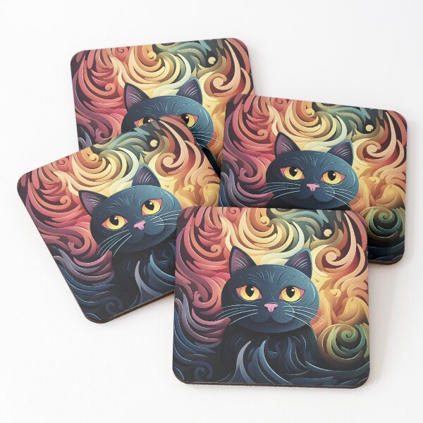 Item preview, Mystical Flame Feline Aura designed and sold by inkArtistryfine.