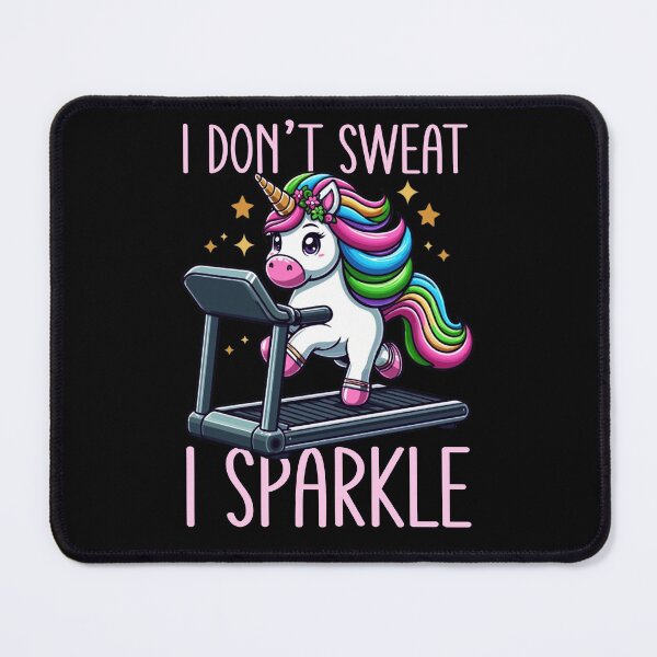 Item preview, I Don't Sweat, I Sparkle Dazzle Your Workout Fitness Quote designed and sold by Nzgiftsandmore.