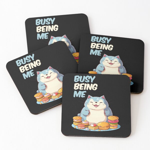 Item preview, Busy being me with a fat cat designed and sold by Gilpro Designs.