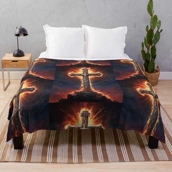 Item preview, Powerful Christian Baptism Gifts: Christian Wall Art, Home Decor Cross designed and sold by HeavenArtStudio.