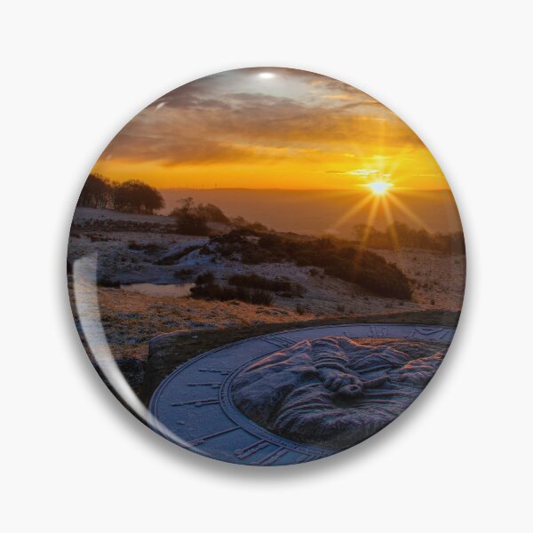 Item preview, Alfred Wainwright Monument (Winter Sunrise) - Sunburst designed and sold by Shafiq Khan.