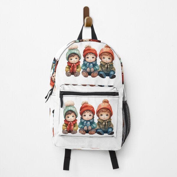 Item preview, Adorable Winter Boys designed and sold by ArtbyAiGallery.