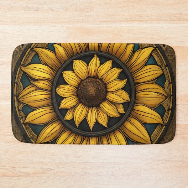 Item preview, Leaded glazing sunflower designed and sold by Didier Junk.