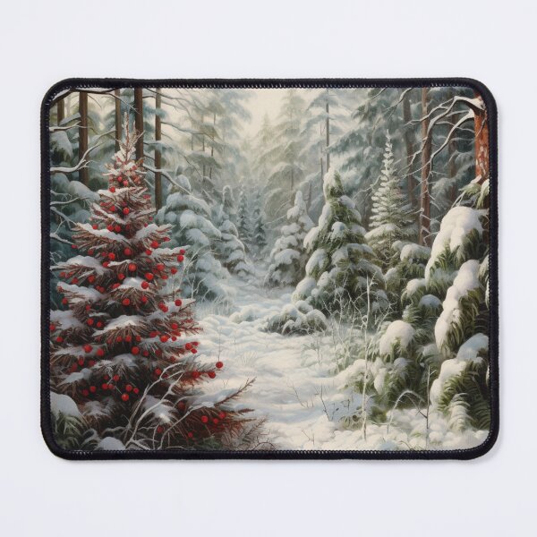 Item preview, Winter Charm Winter Wildlife Snow Forest Snowy Forest designed and sold by OliveAndSnow.