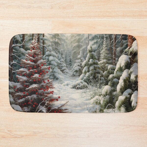 Item preview, Winter Charm Winter Wildlife Snow Forest Snowy Forest designed and sold by OliveAndSnow.