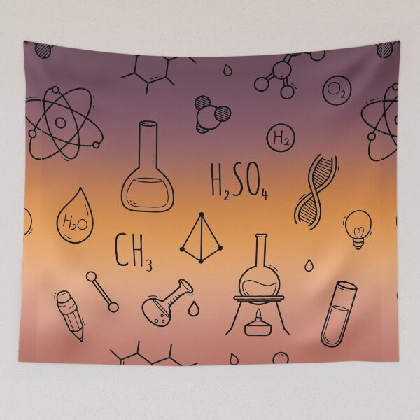 Item preview, Science Plaid Seamless Pattern | Science Lover Geek Gift designed and sold by OrangeMG.
