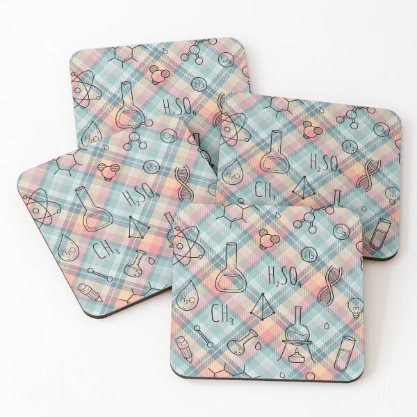 Item preview, Science Plaid Seamless Pattern | Science Lover Geek Gift designed and sold by OrangeMG.