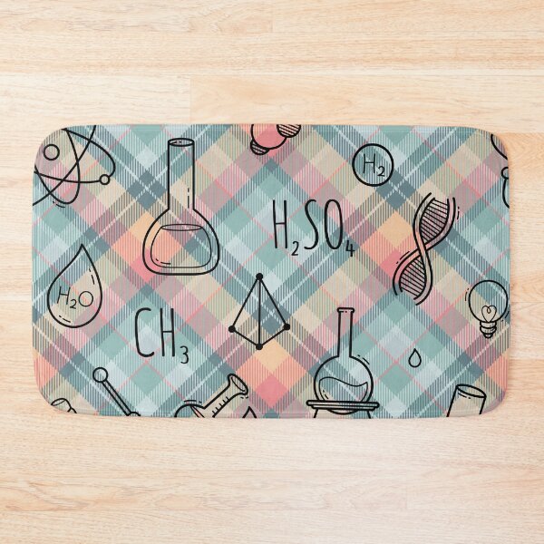 Item preview, Science Plaid Seamless Pattern | Science Lover Geek Gift designed and sold by OrangeMG.