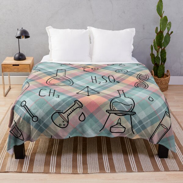 Item preview, Science Plaid Seamless Pattern | Science Lover Geek Gift designed and sold by OrangeMG.