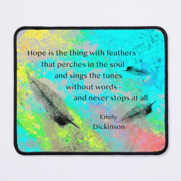 Item preview, Emily Dickinson Literary Quote On Hope designed and sold by art64.