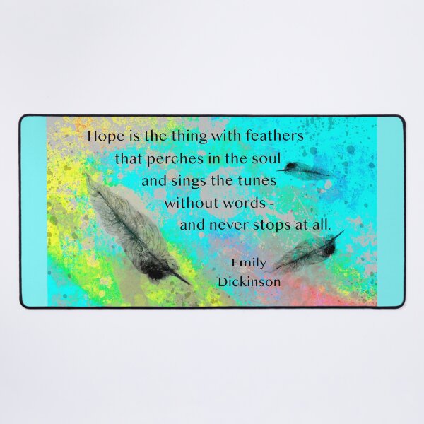 Item preview, Emily Dickinson Literary Quote On Hope designed and sold by art64.