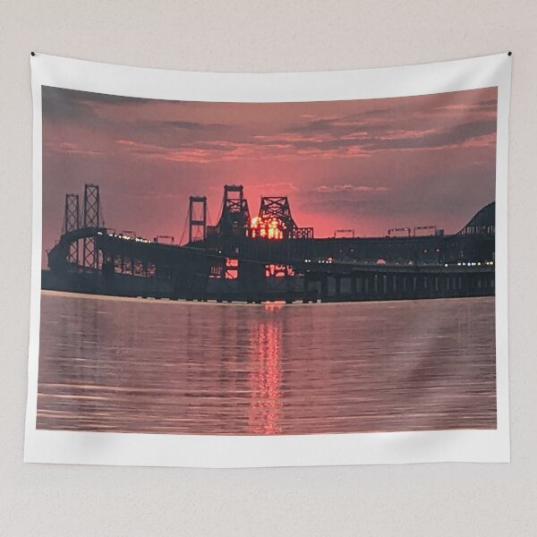 Item preview, Chesapeake Bay Bridge at Sunset designed and sold by BLGeiger2023.