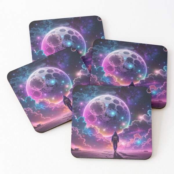 Item preview, Neon City Walk: Cosmic Moonlight designed and sold by ZION-E-Store.