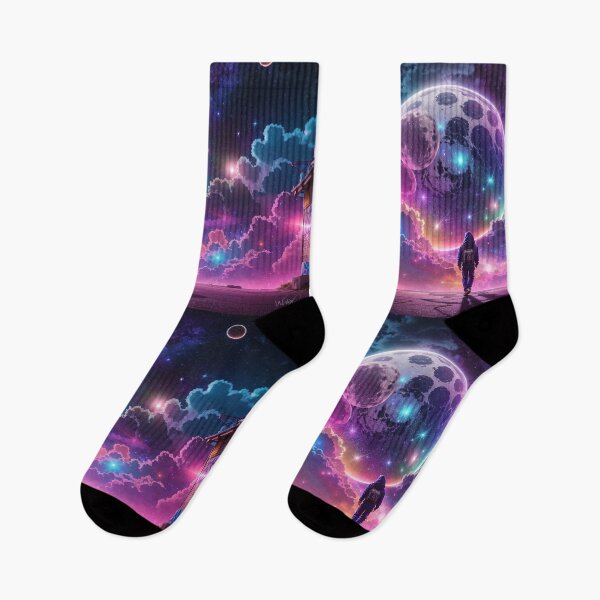 Item preview, Neon City Walk: Cosmic Moonlight designed and sold by ZION-E-Store.