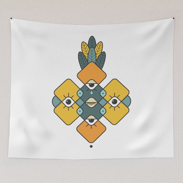 Item preview, Five Eyes and Feathers designed and sold by the99thstudio.